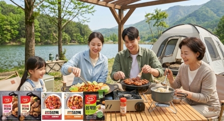 하림, 캠핑족 겨냥 닭고기 간편식 ‘인기 몰이’, “그리들·숯불 어디든 OK”