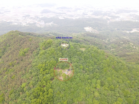 백제왕도 핵심유적인 익산 미륵산성 발굴 성과 현장설명회 개최