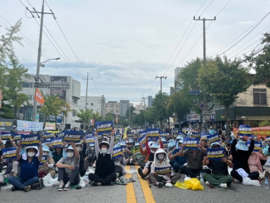 정헌율 익산시장, 절규하는 수해 피해농민 끝내 외면